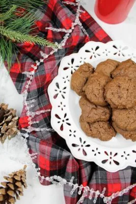 Chewy Molasses Cookies {Vegan, Gluten-Free}