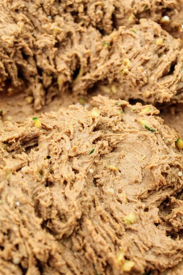 Vegan Chocolate Zucchini Cookies Process Step 2 Cookie dough after adding in the flour.